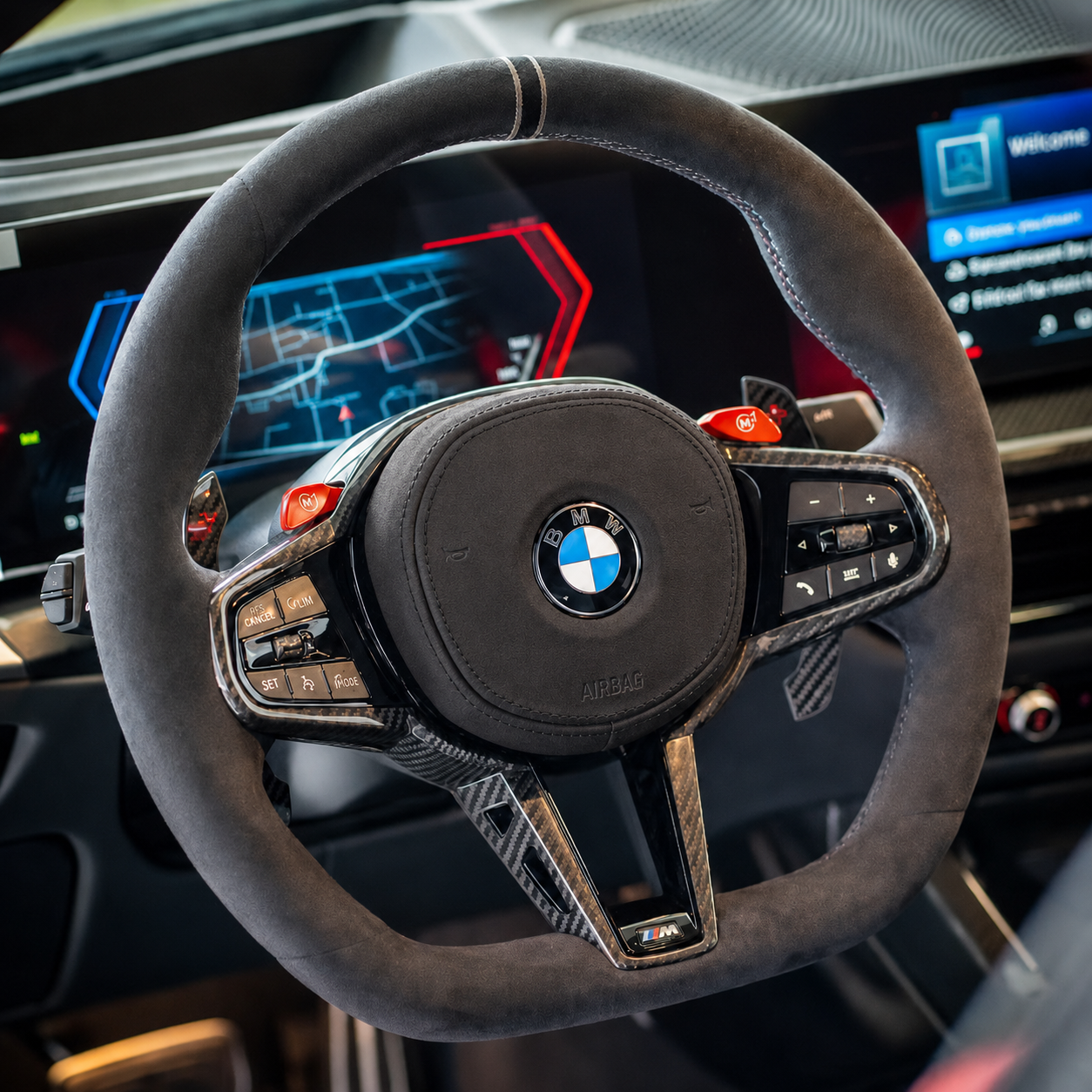 Alcantara Lenkrad für Bmw G87 G80 G81 G82 G83