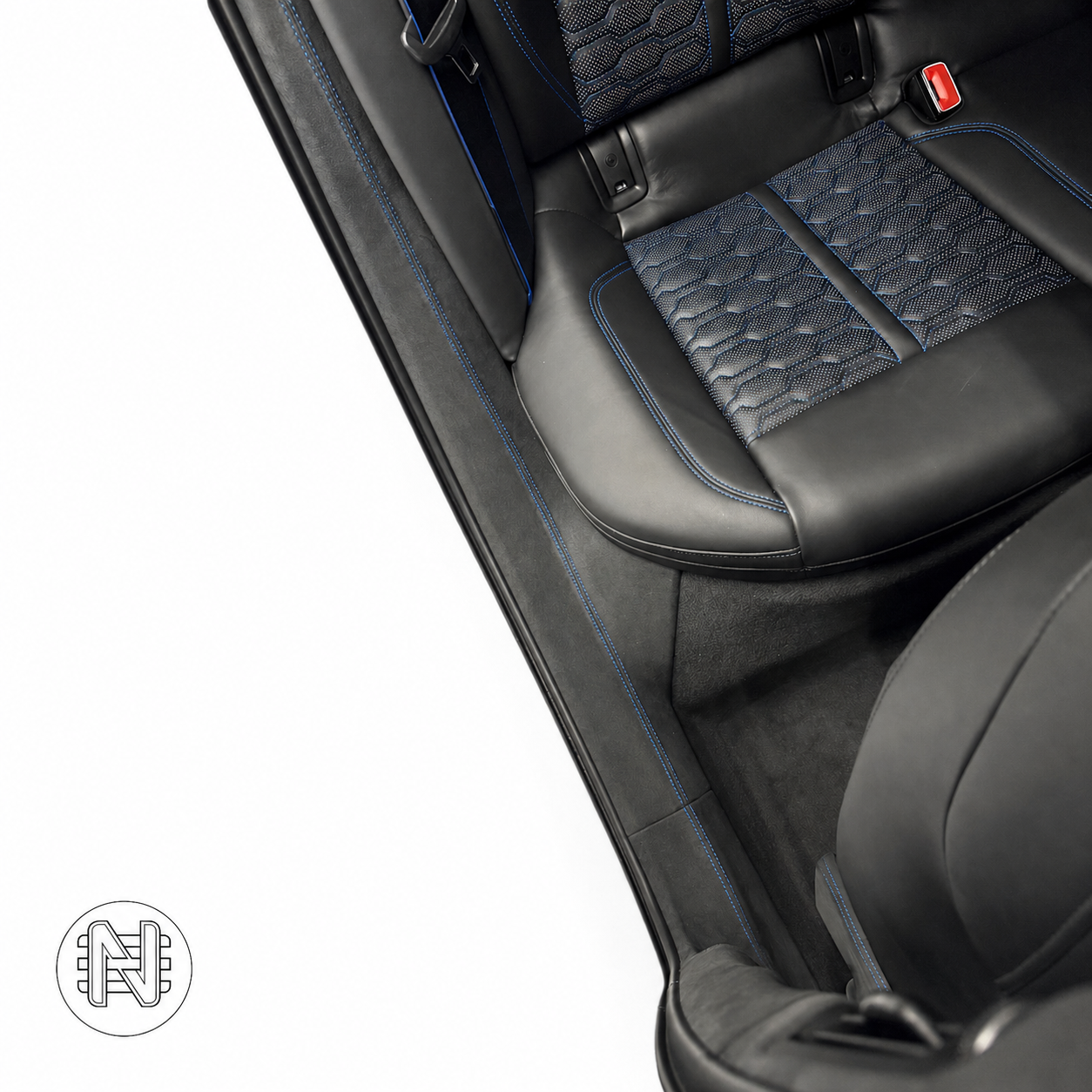 Alcantara Einstiegsleisten & B-Säulenverkleidung für Audi