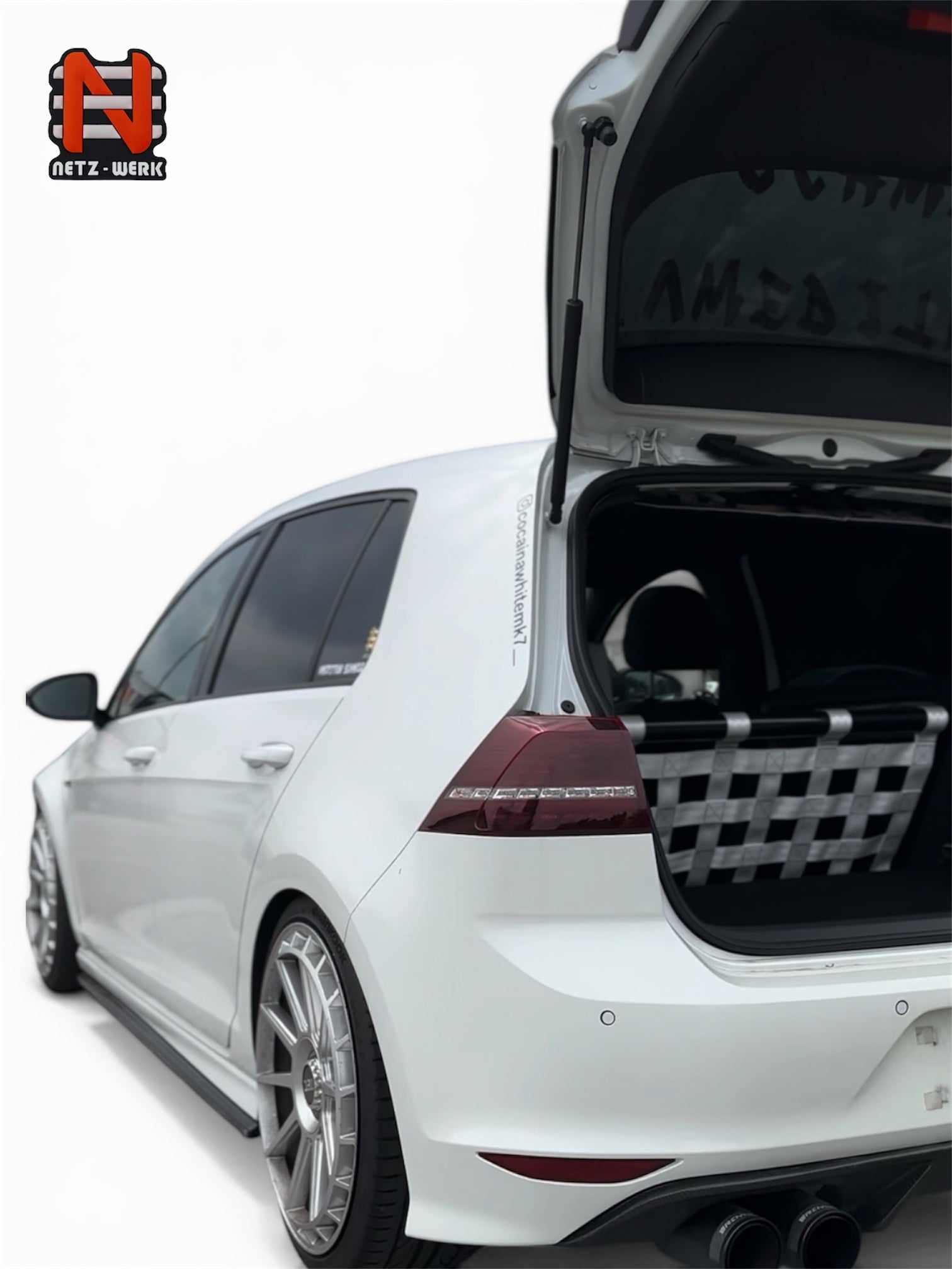 Clubsportnetz Kit mit Quick Release Carbon für VW Golf 7 GTI/R