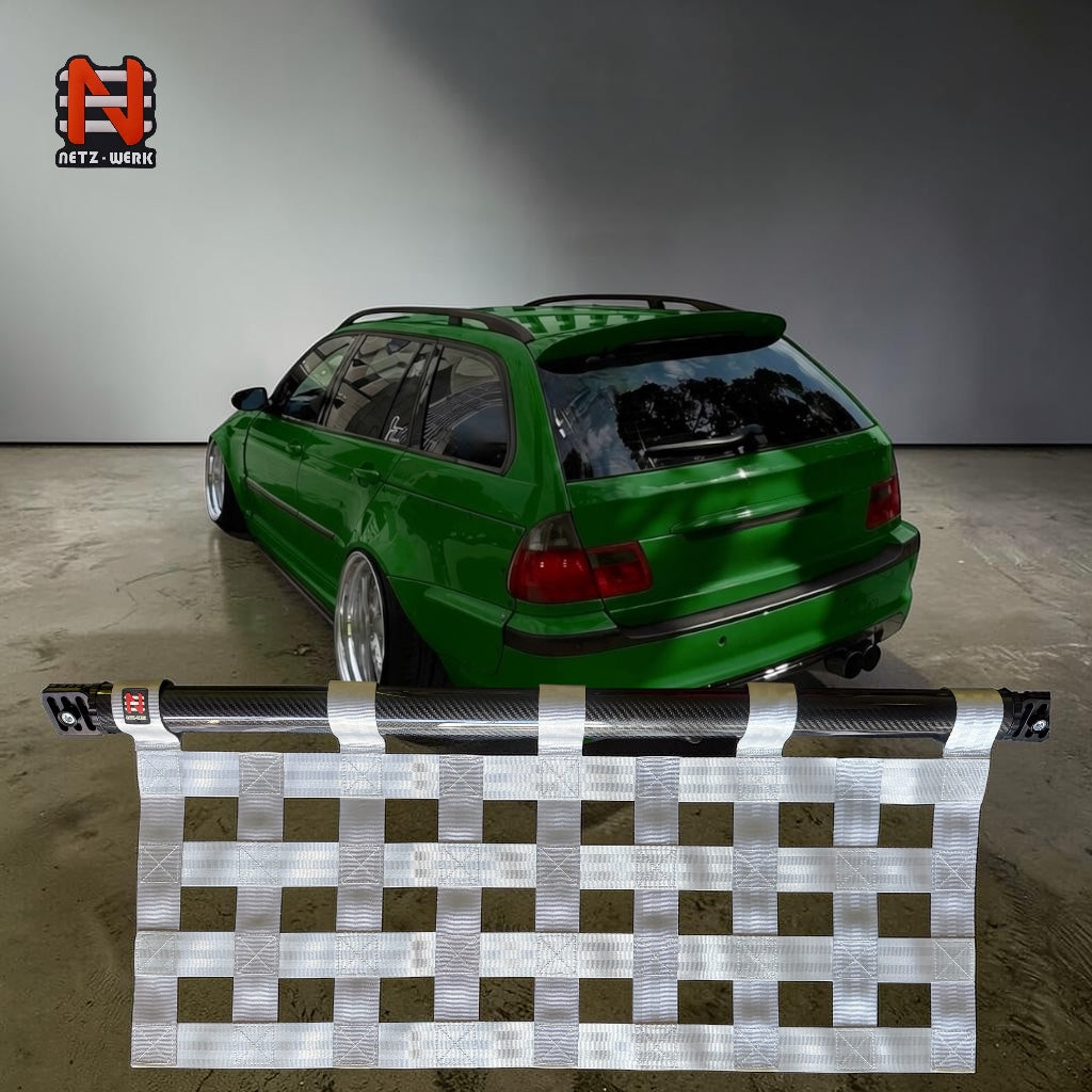 Clubsportnetz mit Carbonstrebe für BMW E46 Touring