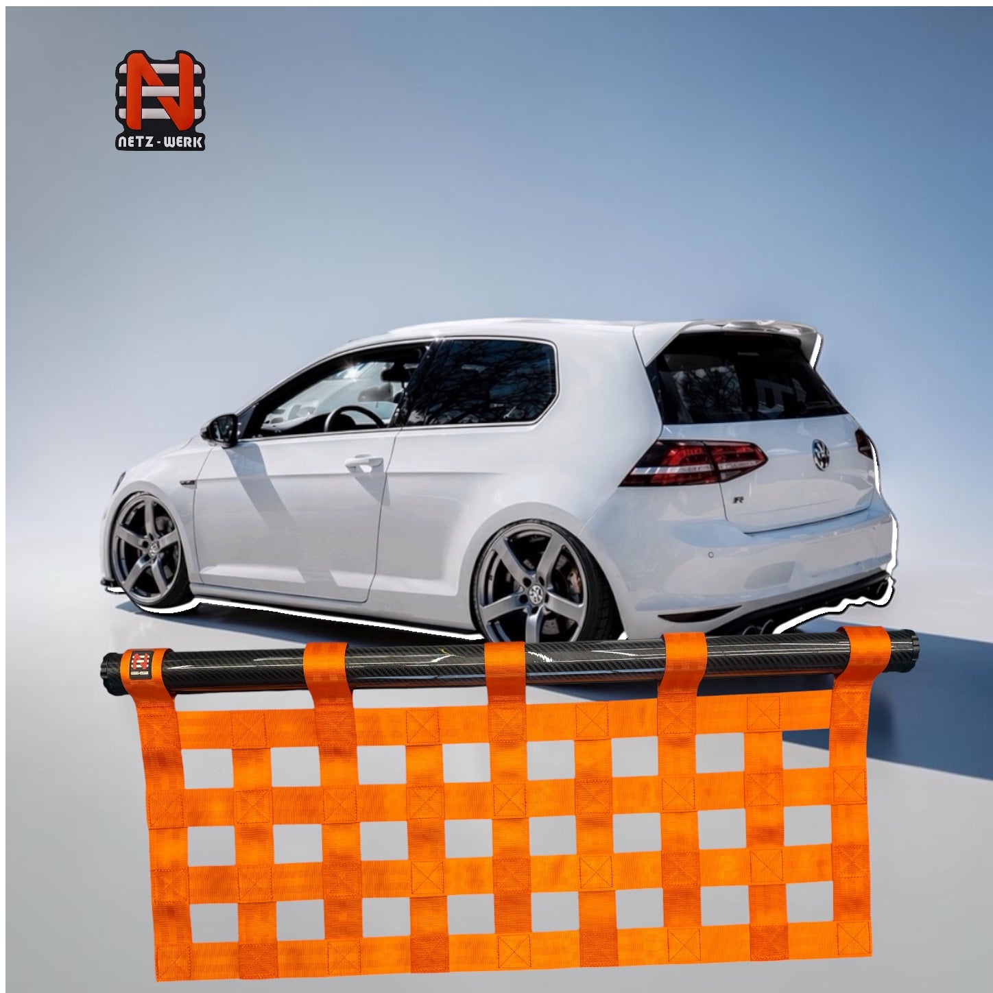Clubsportnetz Kit mit Quick Release Carbon für VW Golf 7 GTI/R