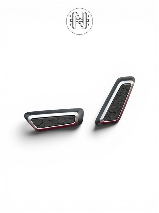 Alcantara Sitzverstellungs-Bedienknöpfe für Audi