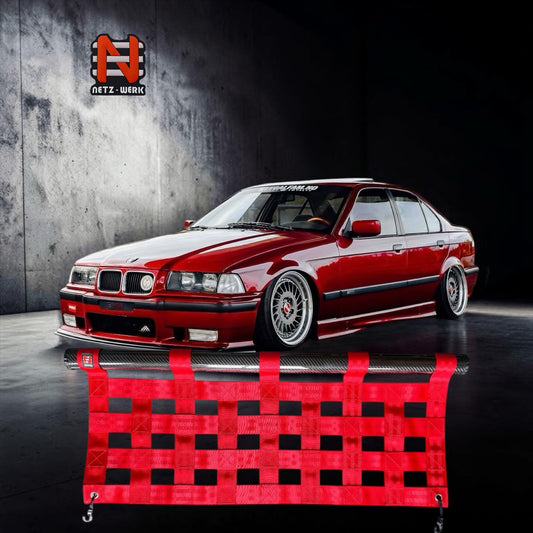 Clubsportnetz mit Carbonstrebe für Bmw e36 Coupe / Limo